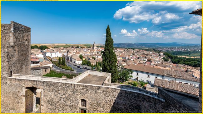 Il centro storico di Melfi visto dal Castello.
